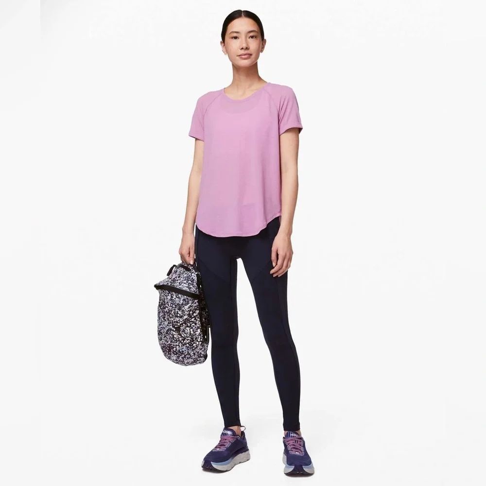 Lululemon open tie back t-shirt